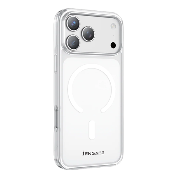 iEngage iPhone 17 Pro Hard Clear Case Magsafe