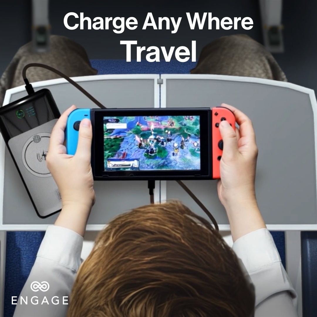 Engage Powerbank 25000mAh - Dual Wireless Charging 3 USB-C 1 USB-A