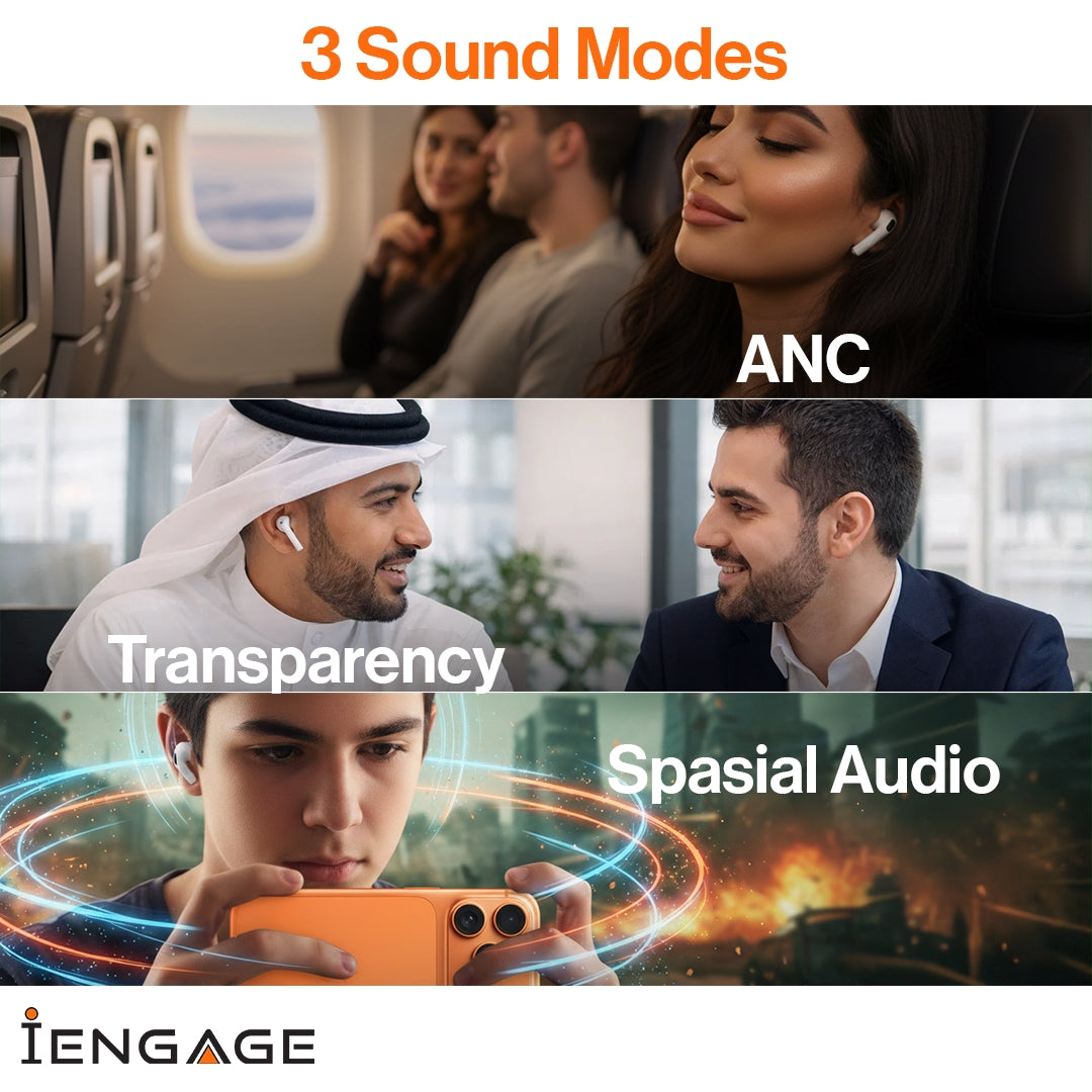 iEngage Wireless ANC Earpods Gen 4
