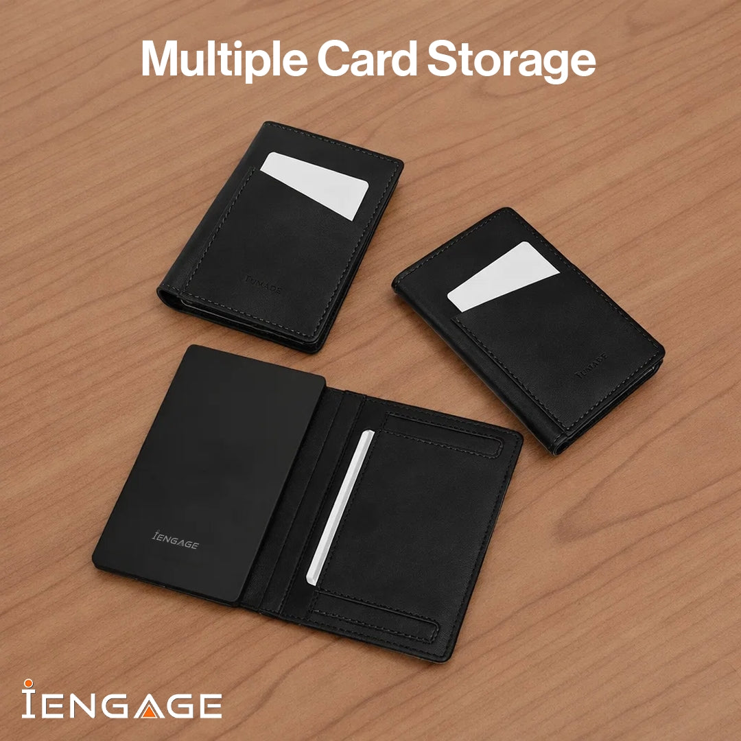 iEngage 5000mAh Powerbank Wallet With Magsafe (Black)