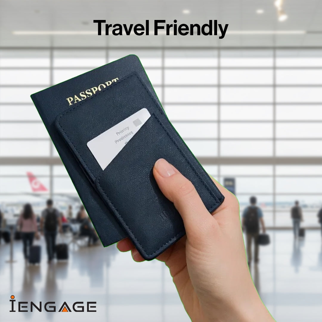 iEngage 5000mAh Powerbank Wallet With Magsafe (Blue)