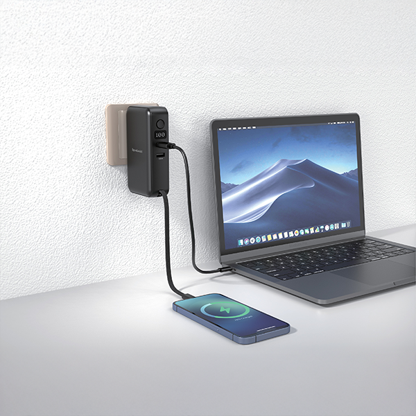 iEngage Hybrid 65W Gan Charger 10000 Mah Power Bank