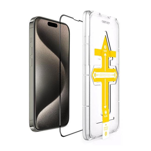 iEngage iPhone 15 Pro Max Tempered Glass Screen Protector with Applicator