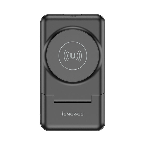 iEngage 10000mAh Powerbank Multi-Functional 15W Wireless Charging 20W Fast Charging With MultiKit Box