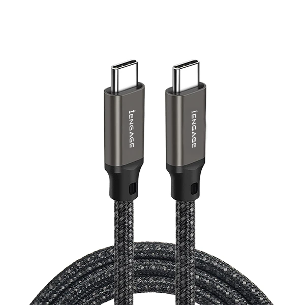 iEngage Pd Threaded 240W Usb-C To Usb-C Cable(40Gbps/8K) E-Mark (1Meter)