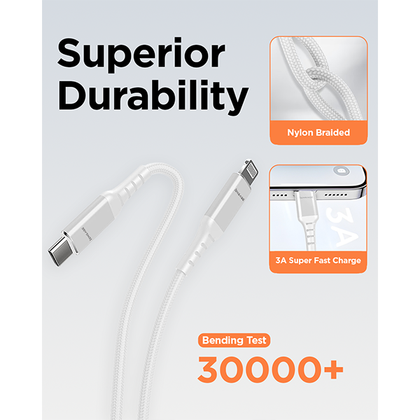 iEngage Type C To Lighting Mfi Cable 1M -White