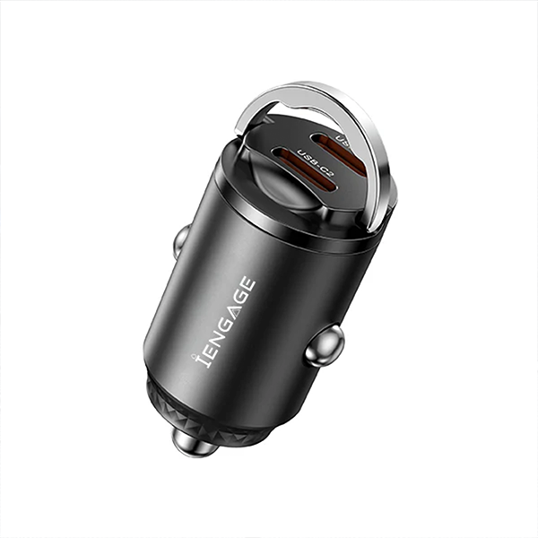 iEngage Dual Usb-C Ports Car Charger 45W