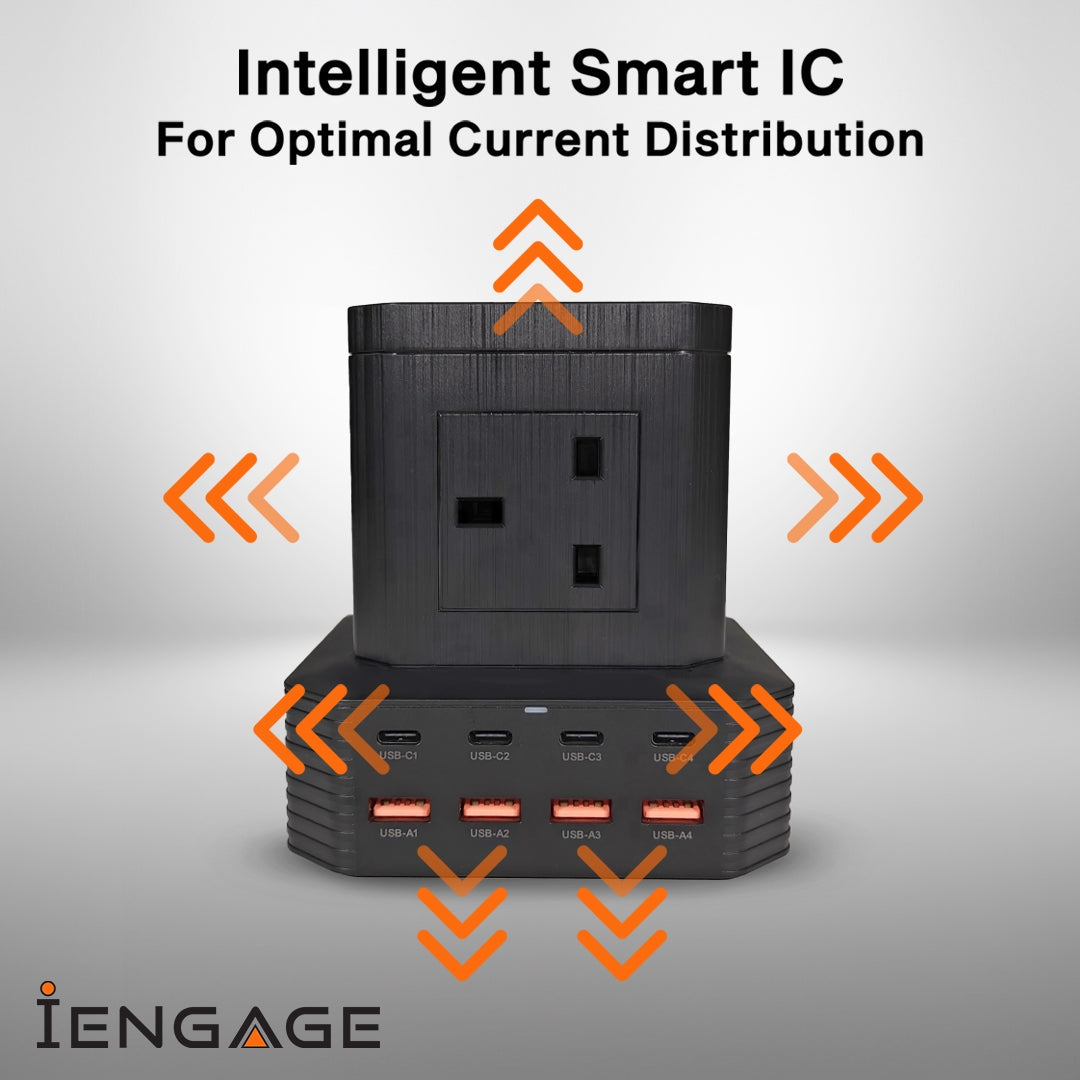 iEngage 65W Charging Station With 13 Ports