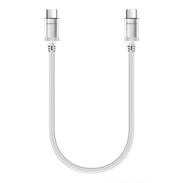 iEngage USB-C to USB-C Cable (30cm, 100W, White)