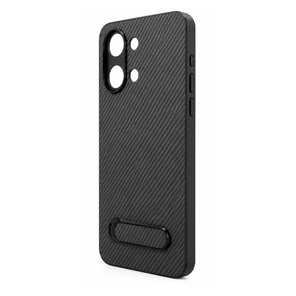 iEngage Vivo Y11 Back Case With Kickstand (Black)