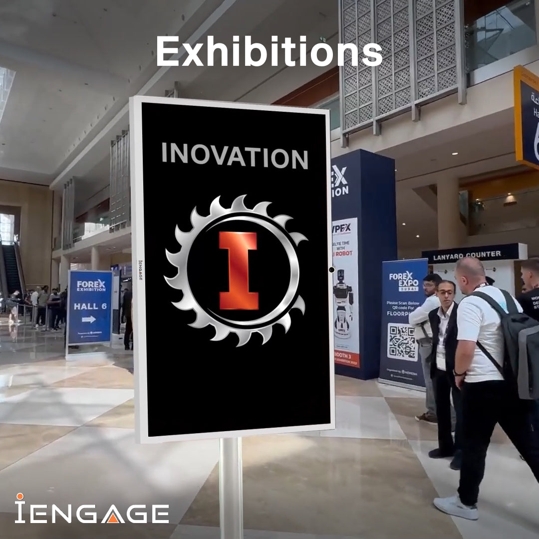 iEngage 32 Inch 4G (8GB/128GB) Android Rotating TouchScreen W/ Built-In Camera-White