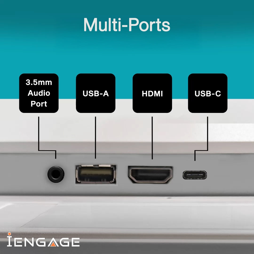 iEngage 32 4K Android 13 Rotating Touch Screen W/ Built-In Camera(Wifi) (8/128)