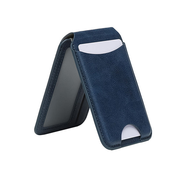 iEngage Magsafe Fold Wallet (Multiple Card Holder/Stand Feature) (Blue)