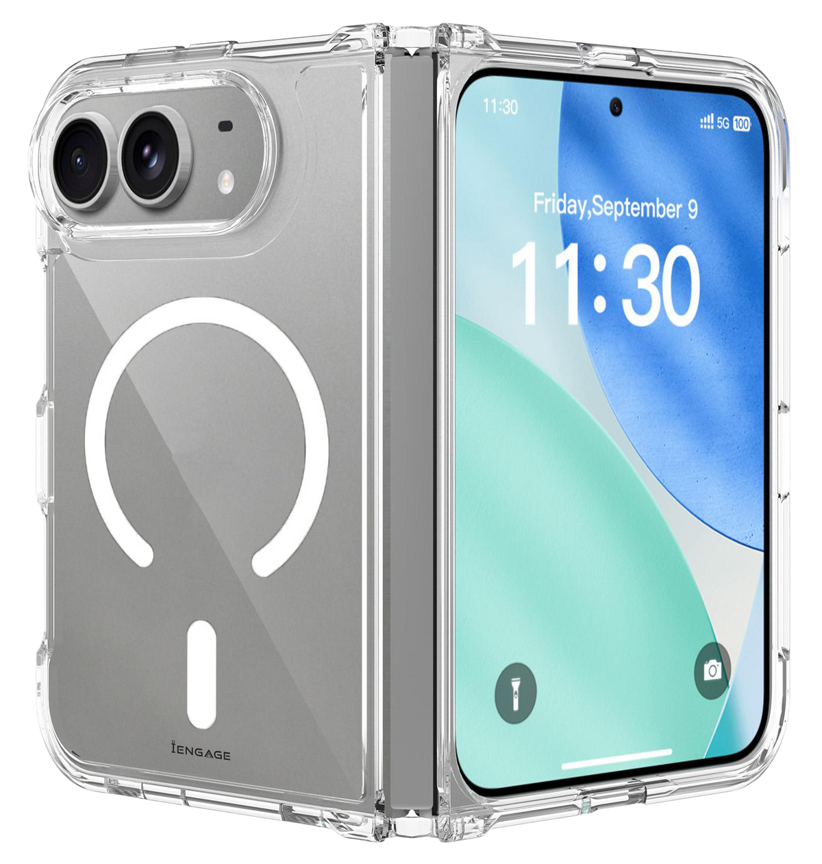 iEngage iPhone Duo Hard Clear Case Magsafe