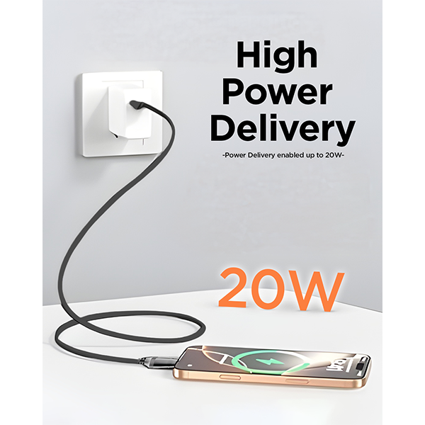 iEngage USB-C to Lightning Cable 30m (Black)