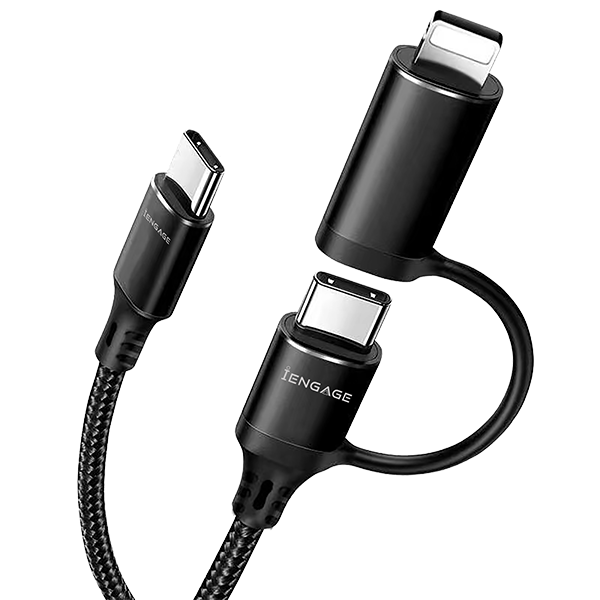 iEngage USB-C to USB-C Cable with Lightning Connector 30cm