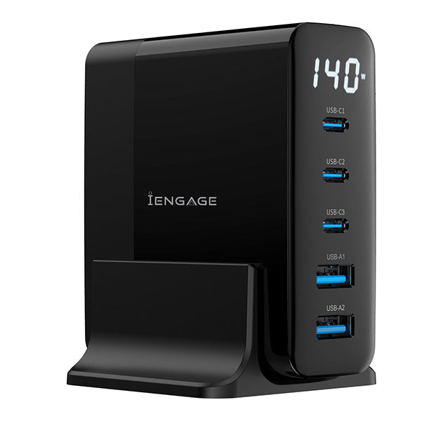 iEngage 140W 5-Ports GaN Charging Hub