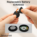 iEngage F8 Dual System Bluetooth Tracker ( Apple / Google Compatible)(Black)
