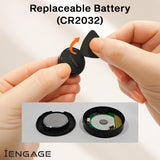 iEngage F8 Dual System Bluetooth Tracker ( Apple / Google Compatible)(Black)