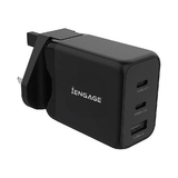 iEngage Travel Charger 65W Uk/Eu Plug (Black)