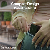 iEngage Portable Dual Port Lightning/Usb-C & Watch Charging Powerbank(5000Mah)-Black