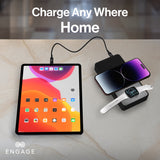 Engage Powerbank 25000mAh - Dual Wireless Charging 3 USB-C 1 USB-A