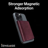 iEngage Tri-Fold Magsafe Wallet (Purple)