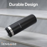 iEngage Insulated Stainless Steel Bottle Black (16Oz)(500Ml)
