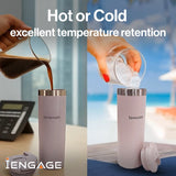 iEngage Insulated Stainless Steel Bottle Pink (16Oz)(500Ml)