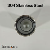 iEngage Insulated Stainless Steel Bottle Black (16Oz)(500Ml)