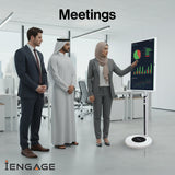 iEngage 32 4K Android 14 Rotating Touch Screen W/ Built-In Camera(Wifi) (8/128)