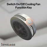 iEngage Qi2 Wireless Charger With Cooler And Air Vent Holder