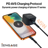 iEngage 45W PD Power Adapter(Avs) (Black)