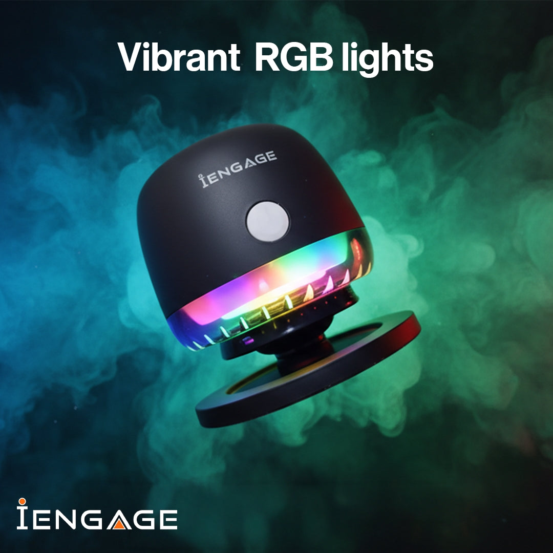 iEngage Magnetic Mini Wireless Speaker With RGB Light