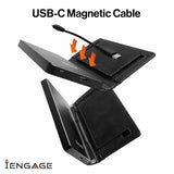 iEngage 5000mAh Powerbank Wallet With Magsafe (Black)