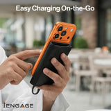 iEngage 5000 mAh Magnetic Powerbank Wallet (Black)