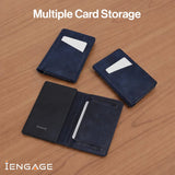iEngage 5000mAh Powerbank Wallet With Magsafe (Blue)