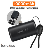 iEngage 10000mAh Powerbank Compact 22.5W USB-C Fast Charging