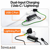 iEngage 10000mAh Powerbank Compact 22.5W USB-C Fast Charging