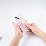 iEngaage Magsafe Finger Grip With Hinge Stand (Pink)