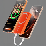 iEngage 10000mAh Semi Solid Battery Wireless Charging Powerbank (Orange)