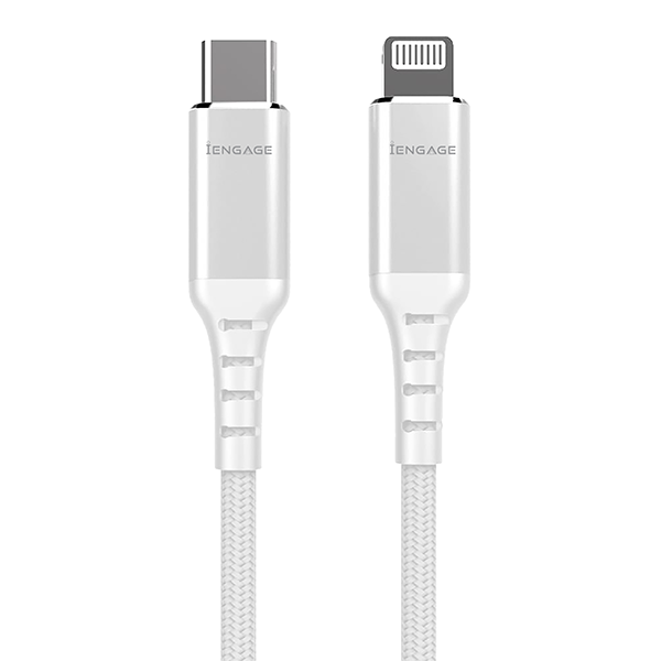 iEngage Type C To Lighting Mfi Cable 1M -White