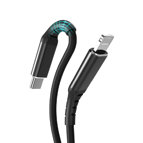 iEngage USB-C to Lightning Cable 2m (MFi Certified)(Black)