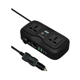 iEngage 200W Car Inverter W/ Dual Ac Socket / Usb-C & Usb-A Ports