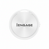 iEngage F8 Dual System Bluetooth Tracker ( Apple / Google Compatible) (White)