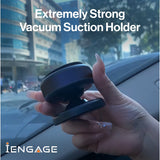 iEngage 360° Rotational & Adjustable Alloy Ring Magnetic Vacuum Suction Holder