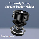 iEngage 360° Rotational & Adjustable Alloy Ring Magnetic Vacuum Suction Holder