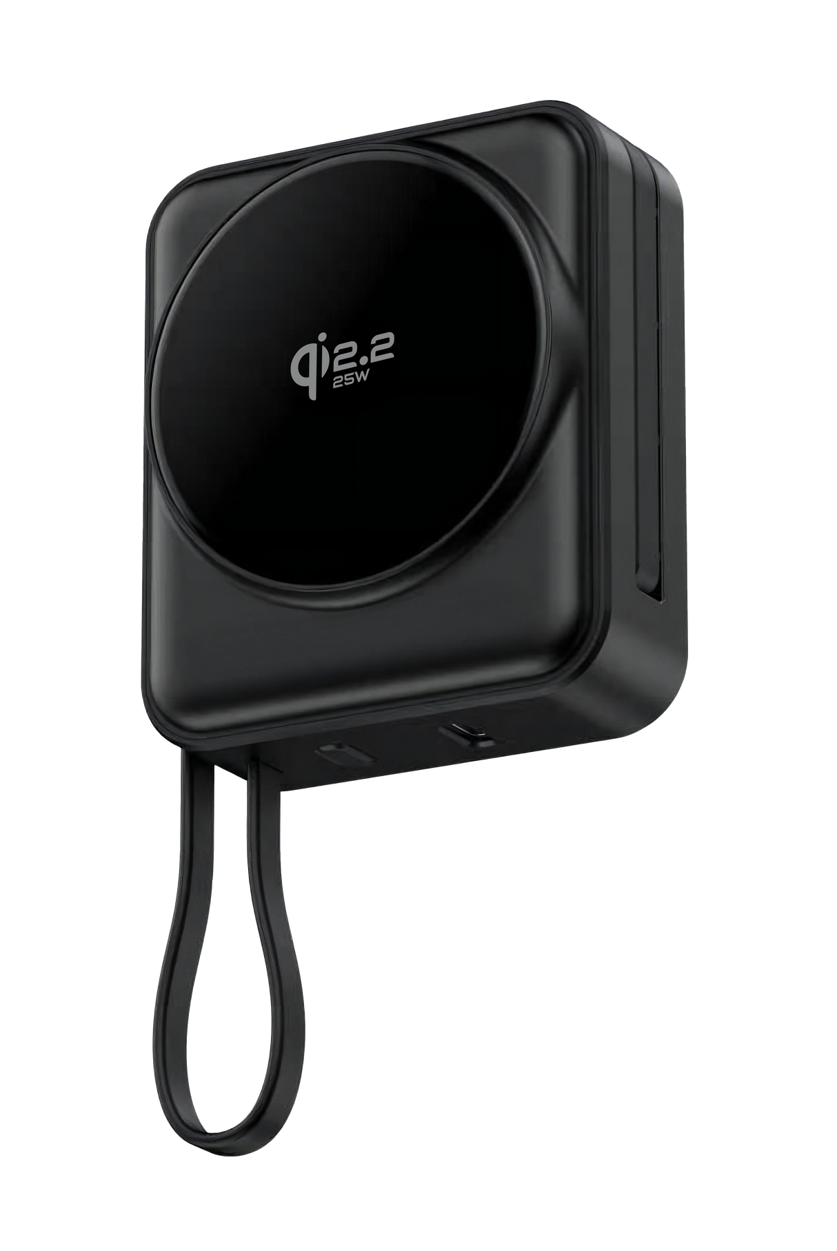 iEngage 10000mAh Semi Solid Battery Qi2.2 Magsafe Powerbank with Built-In Cables