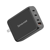 iEngage 100W Power Adapter With Interchangeable Uk/Eu Plug & 4 Ports