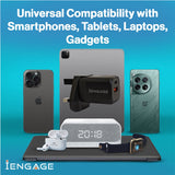 iEngage Dual Port C+A 20W Power Adapter With Interchangeable Eu/Uk Plug